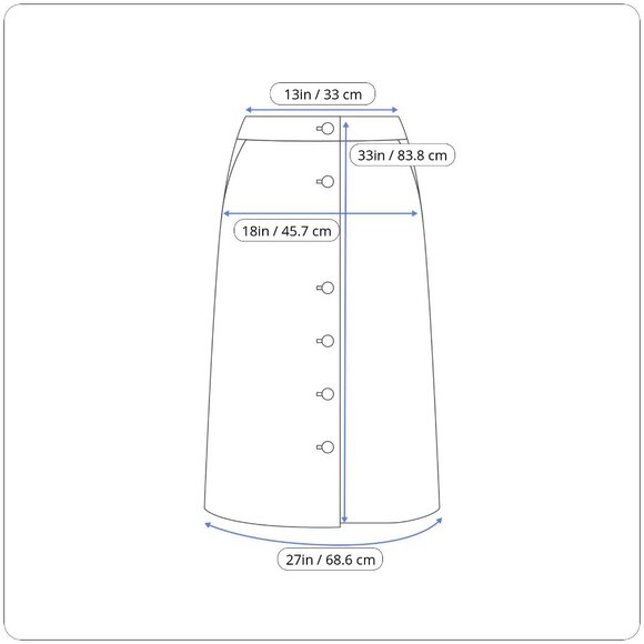 Talbots Womens Beige Button-Front A-Line Skirt Size 6 - Picture 8 of 8